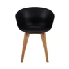 SILLA HAY POLI/MADERA 57X54X80CM NEGRO - Sillas, Uruguay | Decohogar, vista 3 de 4