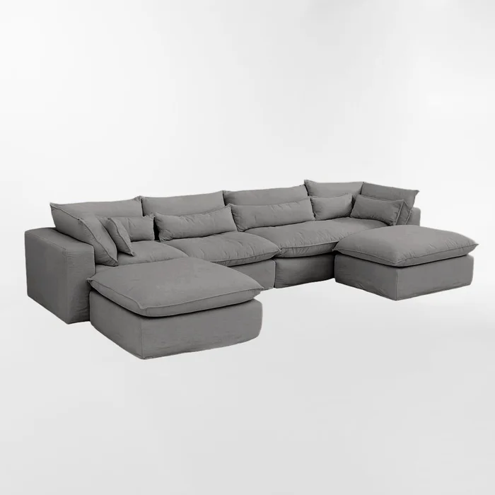 Sofá modular WELL GRIS 4 CUERPOS - Sillones y sofás, Uruguay | Viasono, vista 2