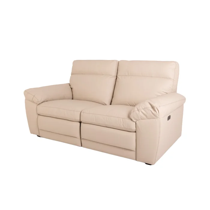 Sofá Recliner 2 Cuerpos Cuero-100-natural Natural-beige Imperial Arena en Beige - Sillones y sofás, Uruguay | Divino, vista 3