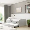 Cama Marinera 1 Plaza Madera Maciza Con Cajones - Ulli - Gris en Gris - Dormitorio, Uruguay | Rústico Hogar, vista 2 de 3