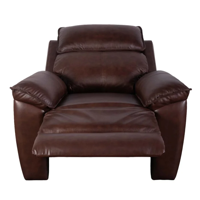 Recliner Eléctrico 1 Cuerpo Cuero-y-simil-cuero Marron Joshua en Marrón - Sillones y sofás, Uruguay | Divino, vista 6
