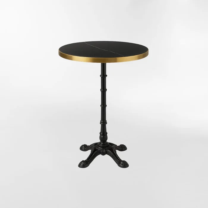 MESA DE EXTERIOR GLOWING NEGRO CIRCULAR - Mesas de comedor, Uruguay | Viasono, vista 2