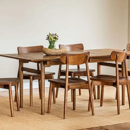 MESA COMEDOR MILANO - ROBLE - 1.90 X 0.90 MTS en Marrón - Mesas de comedor, Uruguay | La Iberica