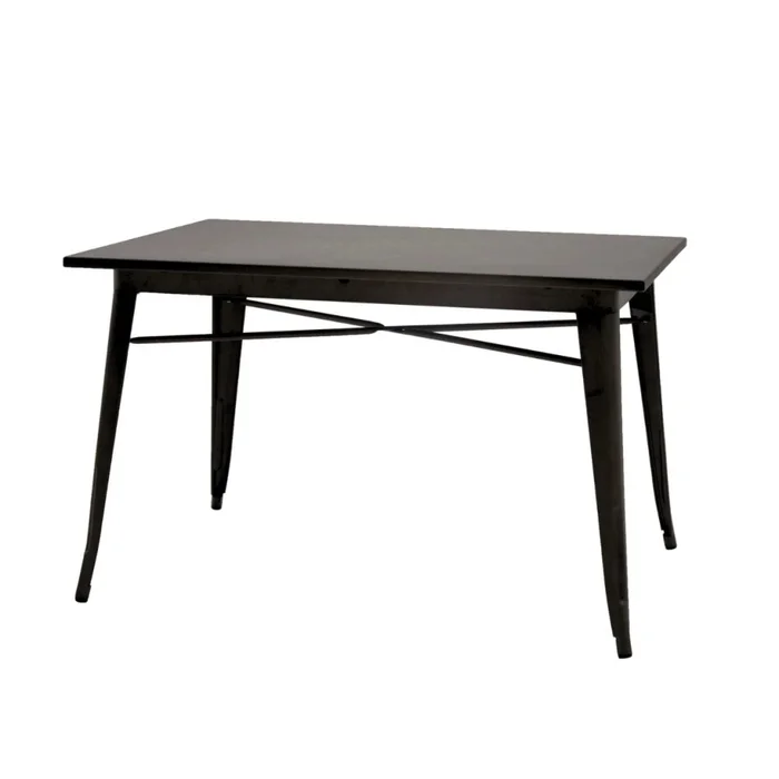 Mesa de comedor Metal industrial 120 - Tolix en Negro - Mesas de comedor, Uruguay | Ecowood, vista 2
