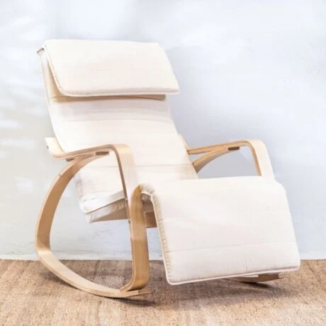 Silla Mecedora Flex Rocker - Beige en Beige - Butacas, banquetas y puffs, Uruguay | Aihaus