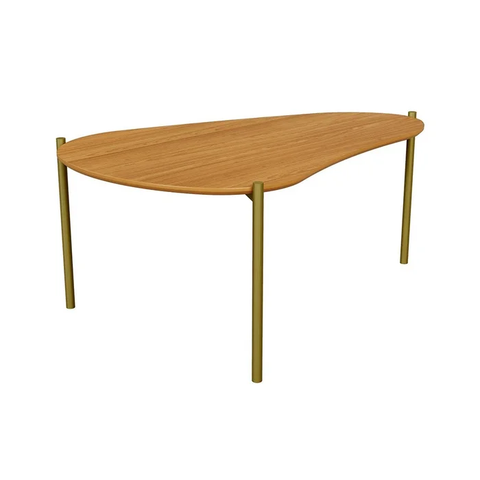 Mesa Ratona Organica Florencia 90CM Alta en Madera natural - Mesas de living, Uruguay | Balton, vista 3