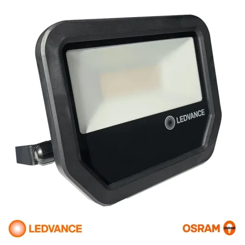 Proyector LED LEDVANCE OSRAM 10W Luz Fría en Negro - Lámparas colgantes, Uruguay | Serlux