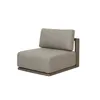 MODULO LUCIANO OUTDOOR TEKA GRIS CON ALMOHADONES en Gris - Muebles para el exterior, Uruguay | Masinfinito Casa, vista 1 de 3