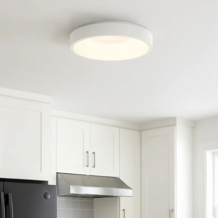 Plafon LED Redondo Philly 30 CM Blanco en Blanco - Lámparas colgantes, Uruguay | Serlux, vista 5