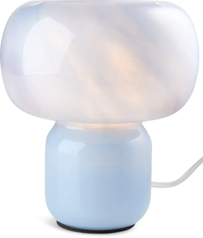 Lámpara de mesa HJARNE Ø16xA18cm azul en Azul - Iluminación, Uruguay | JYSK