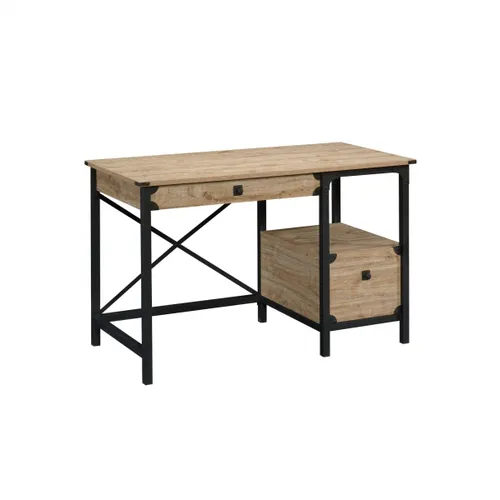 Escritorio Cajonera Doble - Sauder - Linea Steel River en Madera natural - Escritorios y sillas de escritorio, Uruguay | Rústico Hogar