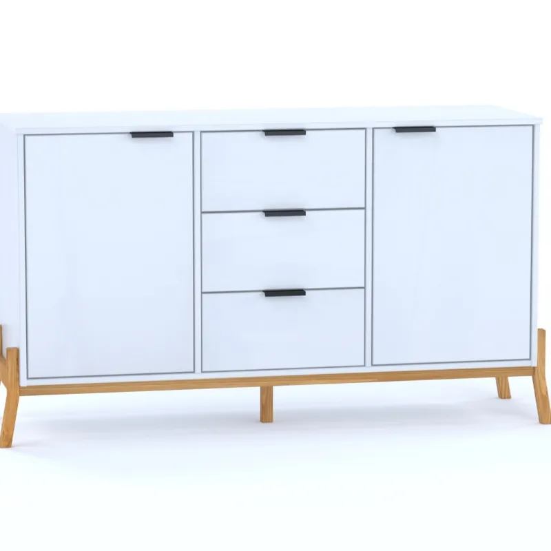 APARADOR JAPON CS9160 NATURAL BLANCO - Muebles para TV, Uruguay | Rosas Hermanos