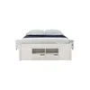 Cama 2 plazas con Cajones - Charme - Linea Funcional - Blanco en Blanco - Dormitorio, Uruguay | Rústico Hogar, vista 4 de 5