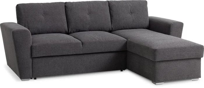Sofá cama VEJLBY chaise longue gris osc en Gris - Sillones y sofás, Uruguay | JYSK