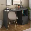 Escritorio 1 Estante y 1 Puerta Nogal - Escritorios y sillas de escritorio, Uruguay | Que Sal Muebleria, vista 3 de 10