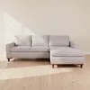 Sofá C/chaise Más De 4 Cuerpos Tela Natural-beige Napoli Beige en Beige - Sillones y sofás, Uruguay | Divino, vista 1 de 8