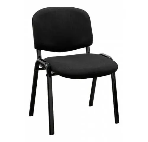 Silla de tela para oficina Negra - Escritorios y sillas de escritorio, Uruguay | Que Sal Muebleria