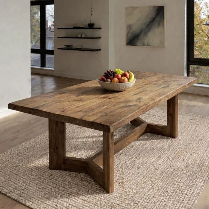 Mesa de comedor Linea Rimini en Marrón - Mesas de comedor, Uruguay | La Cueva Muebles