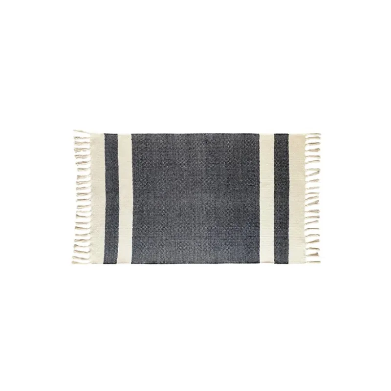 ALFOMBRA 69X114CM FLECOS GUARDA AZUL en Azul - Textiles, Uruguay | Koz