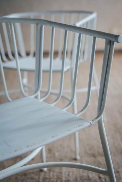 BUTACA / SILLA DE METAL WHITE en Blanco - Sillas, Uruguay | La Iberica, vista 9