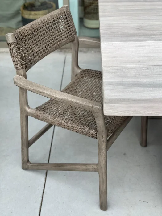 SILLA CARACAS C/BRAZOS TEKA en Gris - Sillas, Uruguay | Masinfinito Casa, vista 2