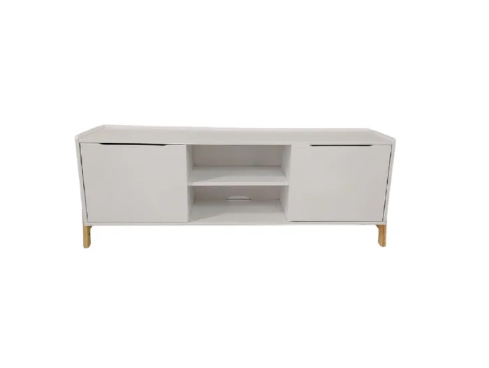 Rack NARA en Blanco en Blanco - Muebles para TV, Uruguay | Finkel