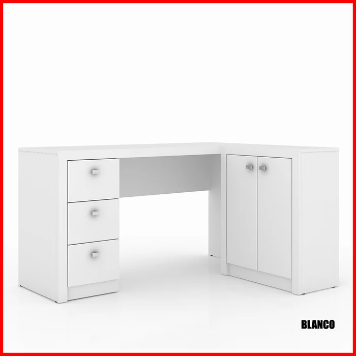 Escritorio esquinero con armario – ME 4102 – 4103 - Escritorios y sillas de escritorio, Uruguay | Punto Unión, vista 3