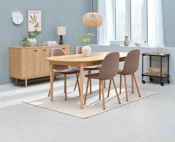 Mesa de comedor MARSTRAND 100x200/280 roble natural en Madera natural - Mesas de comedor, Uruguay | JYSK, vista 2