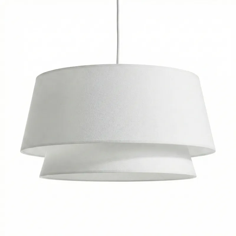 Niveo Tiered Canvas en Blanco - Lámparas colgantes, Uruguay | La Perla