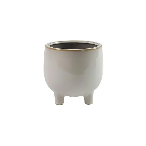 Macetero Ceramica Natural-beige Robina en Beige - Jarrones, Uruguay | Divino