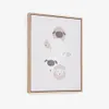 Cuadro Milu - de ovejas beige y blanco 40 x 30 cm en Rosa - Decoración de pared, Uruguay | Kavehome, vista 1 de 6