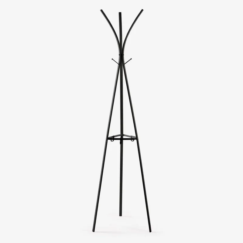 Perchero Stearn acero negro 183 cm en Negro - Percheros y colgadores, Uruguay | Kavehome