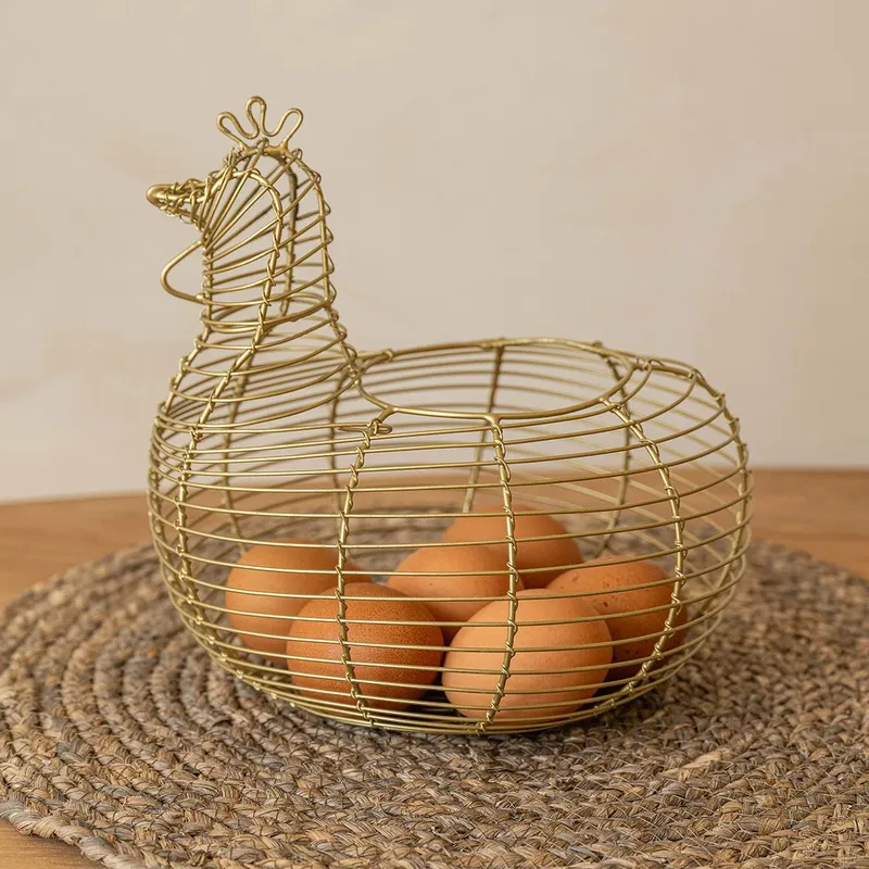 Canasto Hen en Dorado - Canastos, Uruguay | De Arcos
