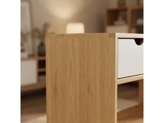 Aparador 3C Mel/gris Linea Nordica en Madera Maciza en Madera natural - Aparadores y recibidores, Uruguay | Quesal, vista 5