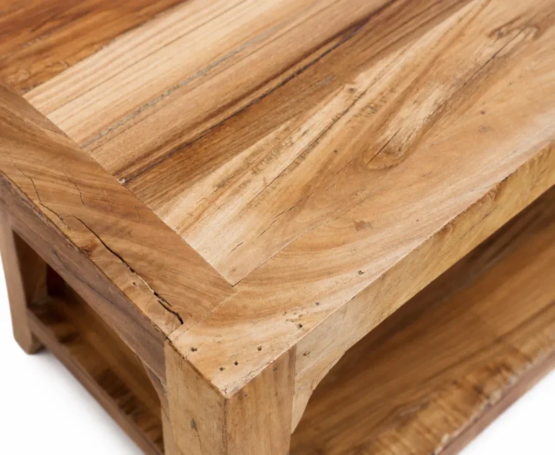 M183 Mesa ratona 130x70x45 en Madera natural - Mesas de living, Uruguay | Victoriana, vista 3