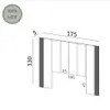 Respaldo de cama Lorena 175CM - Lino - Respaldos de cama, Uruguay | Balton, vista 4 de 4