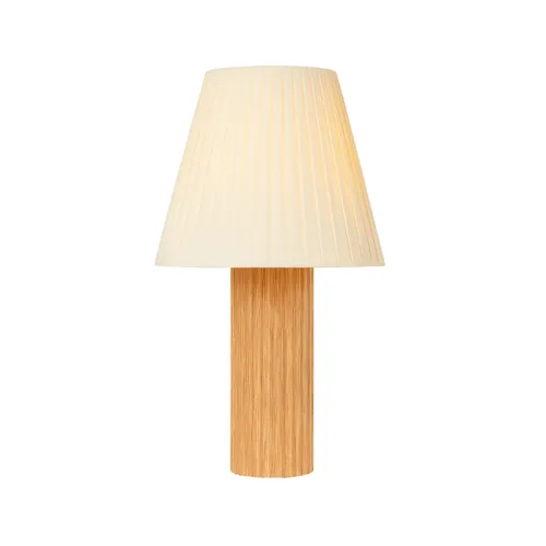L. MESA RIA BLANCA 35X53 en Madera natural - Lámparas de mesa, Uruguay | Masinfinito Casa