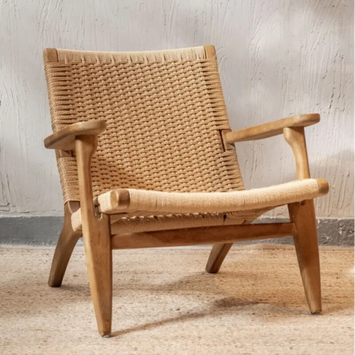 Butaca Hanoi Teca en Madera natural - Butacas, banquetas y puffs, Uruguay | Aihaus