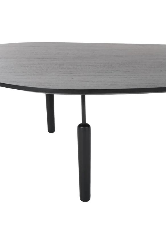 MESA DE LIVING PIEMONT CINAMOMO NEGRA 120X84X37H CM - Mesas de living, Uruguay | Vinibel, vista 2