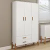 ROPERO IRIS  3 PTAS 24A BLANCO ACETINADO 358961881 - Roperos y placares, Uruguay | Rosas Hermanos, vista 2 de 2