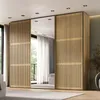 Placard Nilo 3 Puertas Mdf Natural-beige C/zapatera en Madera natural - Roperos y placares, Uruguay | Divino, vista 3 de 3