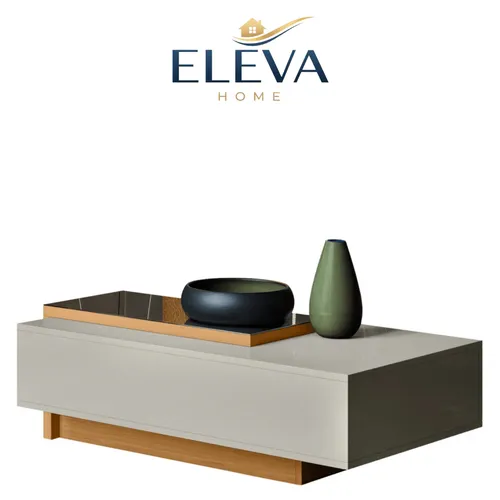 Mesa de living Milao - Blanco en Blanco - Mesas de living, Uruguay | Nario Hogar