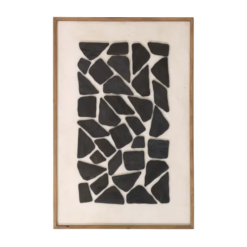 Cuadro Madera Natural-beige Fe8178 en Blanco - Decoración de pared, Uruguay | Divino