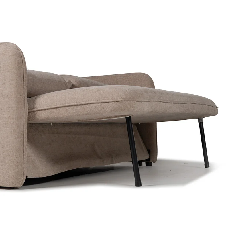 Sofá Cama Spazio - Tela Microfibra - 130 (Beige) en Beige - Sillones y sofás, Uruguay | Nyr, vista 8