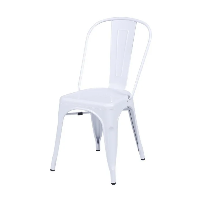 SILLA TOLIX BLANCO METAL COMEDOR en Blanco - Sillas, Uruguay | Decohogar