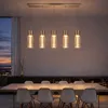 Colgante led lineal cinco cilindros efecto agua 30W en Plateado - Lámparas colgantes, Uruguay | Iluminica, vista 6 de 6