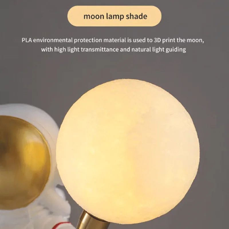 Luminaria lampara de pared astronauta en Blanco - Iluminación, Uruguay | Decotech, vista 4