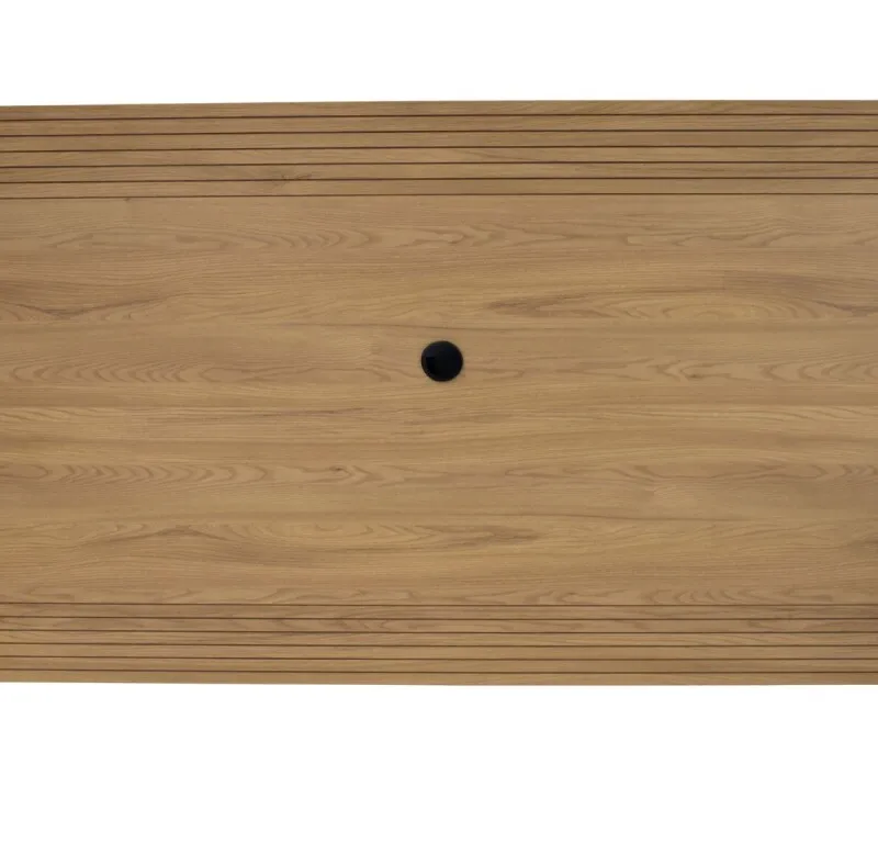 Panel PLISSE 1.40m en Madera natural - Muebles para TV, Uruguay | Finkel