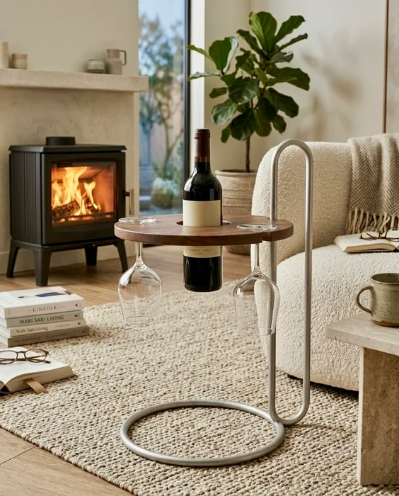 MESA DE LATERAL VIENA en Madera natural - Muebles, Uruguay | Indrana