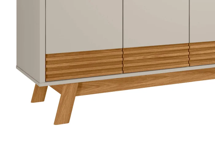 Aparador Buffet 160cm Abruzzo con 4 Puertas en Beige - Aparadores y recibidores, Uruguay | Balton, vista 4